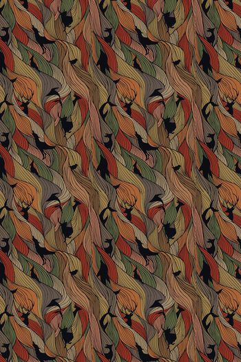 剪影印花华亿平台图片