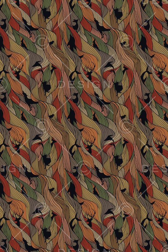 剪影印花华亿平台图片