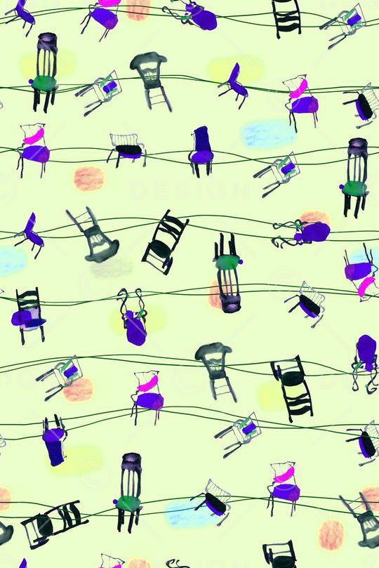 个性 俏皮 手绘印花华亿平台图片