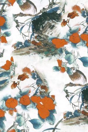 中国风印花华亿平台图片