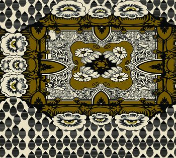 古典印花华亿平台图片