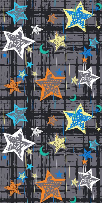 481980-手绘底纹 星星