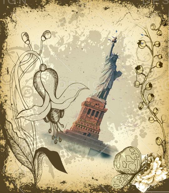 复古印花华亿平台图片