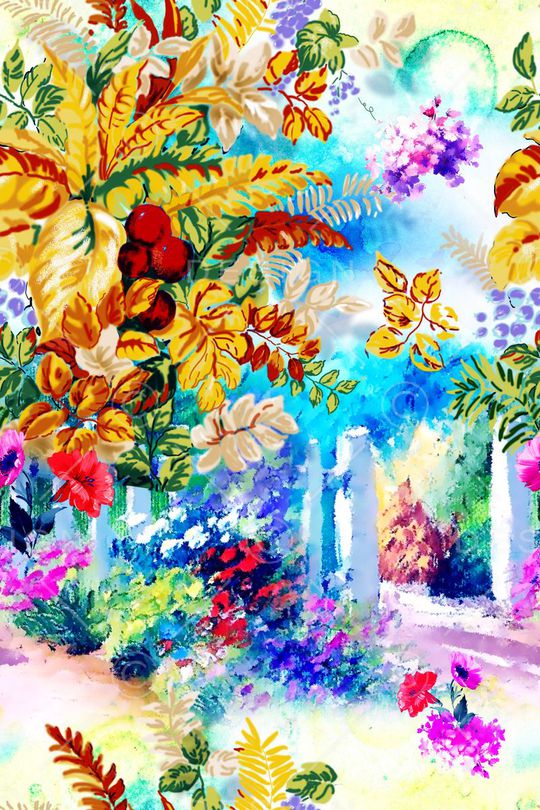 油画印花华亿平台图片