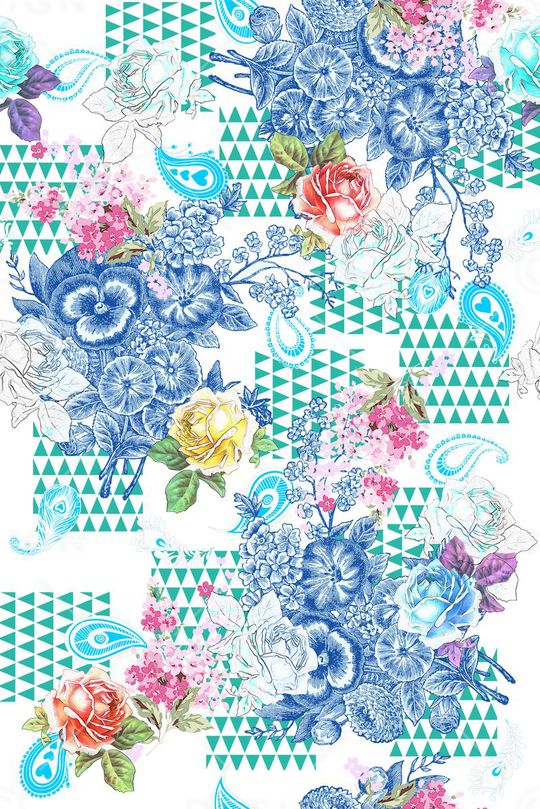 玫瑰印花华亿平台图片