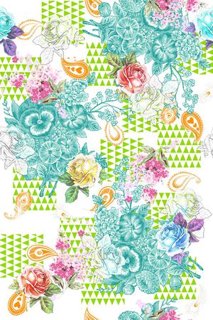 玫瑰印花华亿平台图片