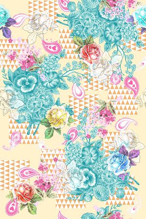 玫瑰印花华亿平台图片