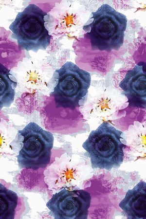 甜美 数码印花华亿平台图片