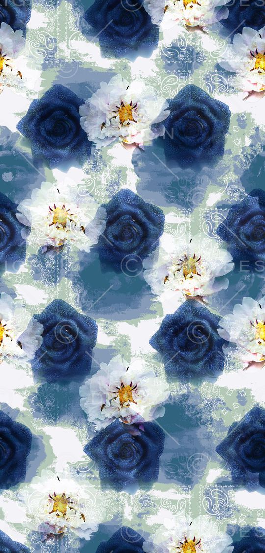 甜美 数码印花华亿平台图片