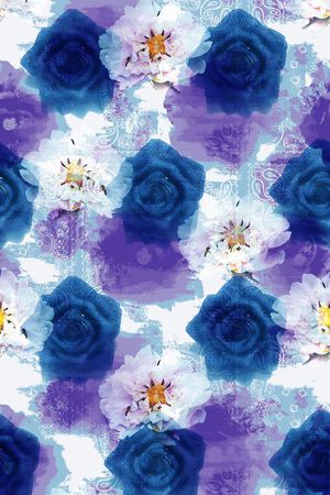 甜美 数码印花华亿平台图片