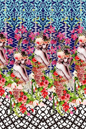 几何印花华亿平台图片