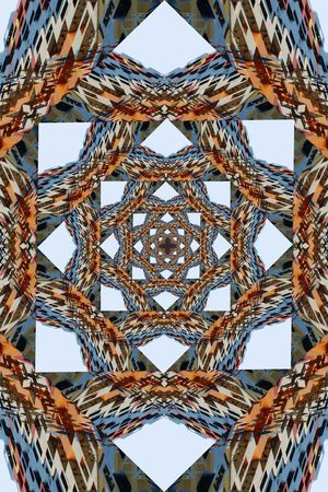 方形印花华亿平台图片