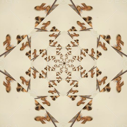 方形印花华亿平台图片