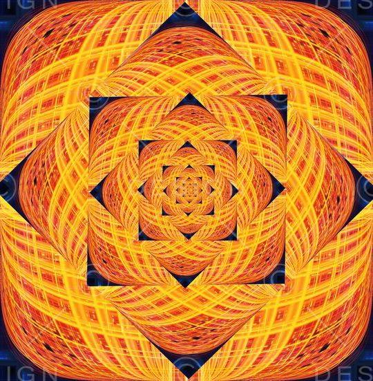 方形印花华亿平台图片