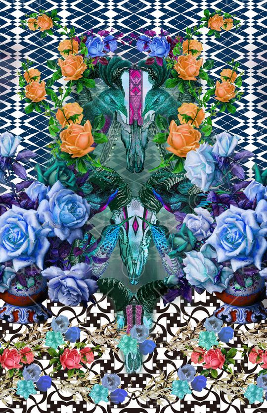 欧式印花华亿平台图片