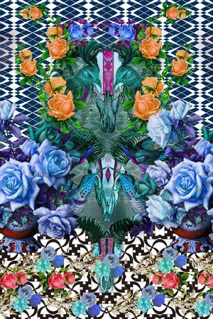 欧式印花华亿平台图片