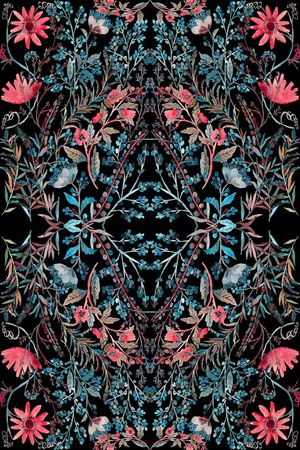 花 叶印花华亿平台图片