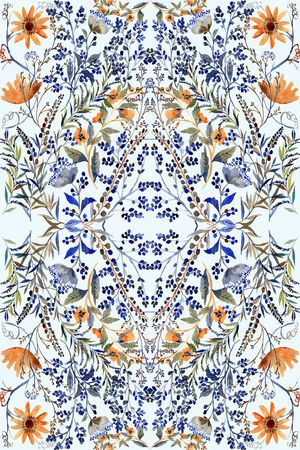 民族 波西米亚 手绘印花华亿平台图片