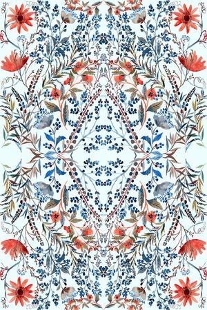 民族 波西米亚 手绘印花华亿平台图片