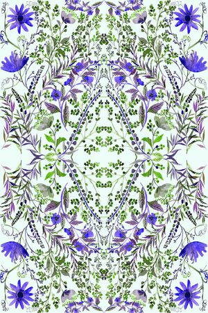 民族 波西米亚 手绘印花华亿平台图片