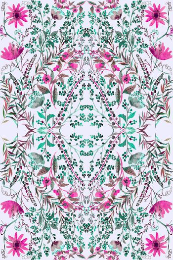 482455-民族 波西米亚 手绘花