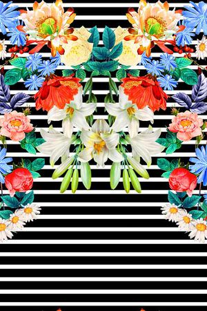 流行时尚印花华亿平台图片