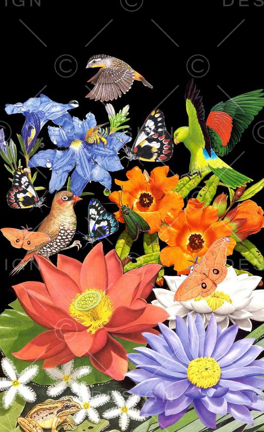 潮流时尚印花华亿平台图片