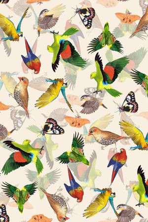 潮流时尚印花华亿平台图片