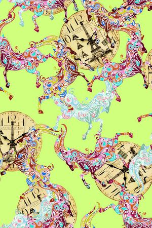 传统纹样印花华亿平台图片