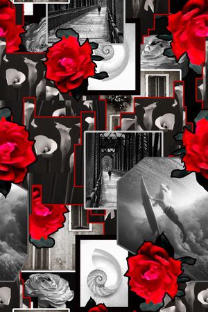 复古印花华亿平台图片