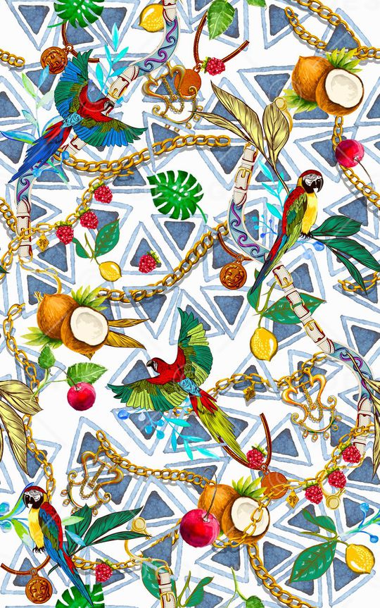 锁链印花华亿平台图片