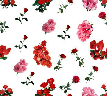 玫瑰印花华亿平台图片