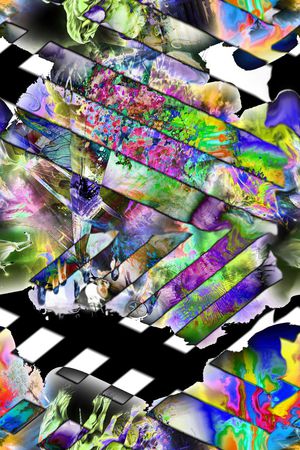 抽象印花华亿平台图片