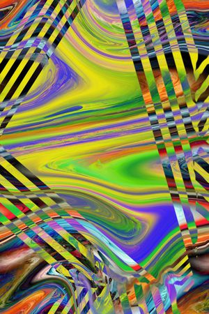 抽象印花华亿平台图片