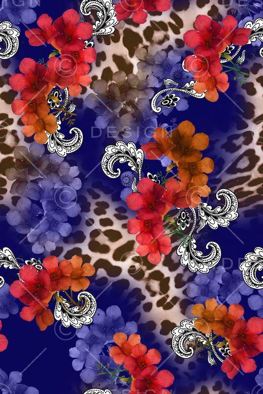 野性时尚印花华亿平台图片