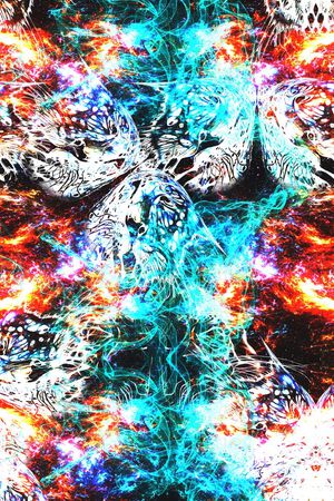 虎头纹印花华亿平台图片