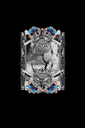 复古印花华亿平台图片