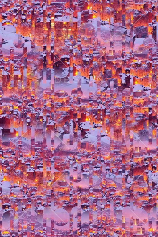 夜景印花华亿平台图片