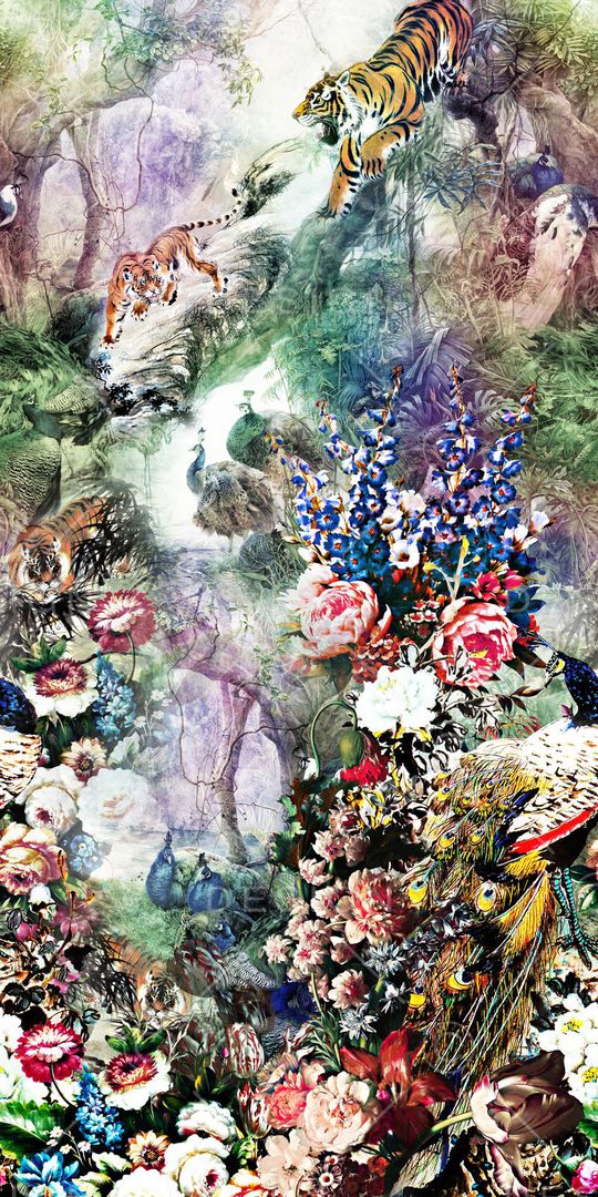 创意色彩印花华亿平台图片