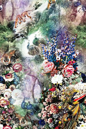 创意色彩印花华亿平台图片