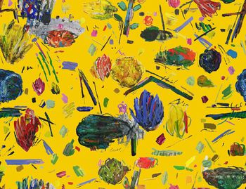 大牌手绘印花华亿平台图片