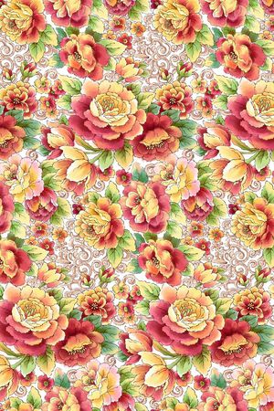 窗帘印花华亿平台图片