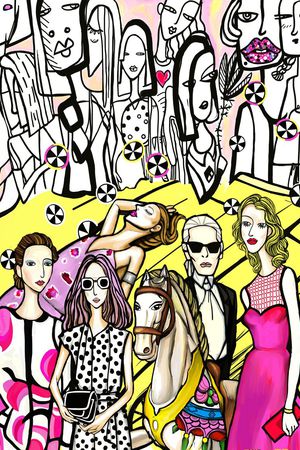 女装印花华亿平台图片