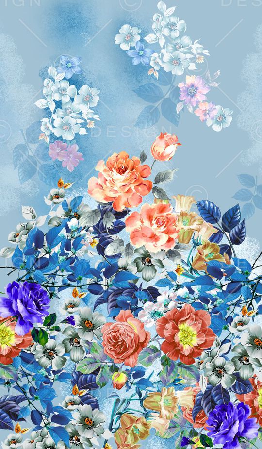 手绘印花华亿平台图片