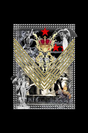 潮流时尚印花华亿平台图片