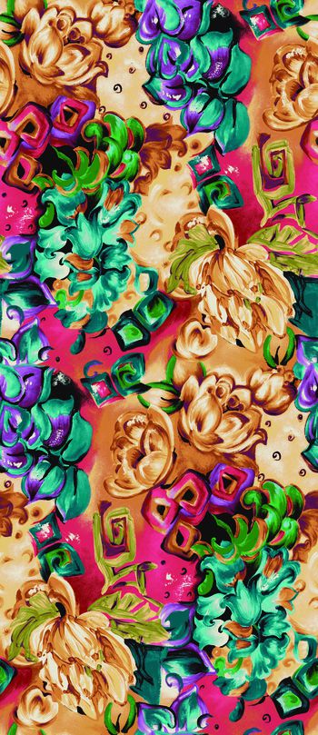 手绘印花华亿平台图片