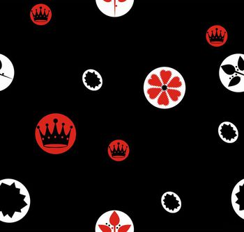 483018-花卉叶子皇冠大波点