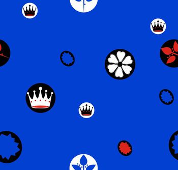 483019-花卉叶子皇冠大波点