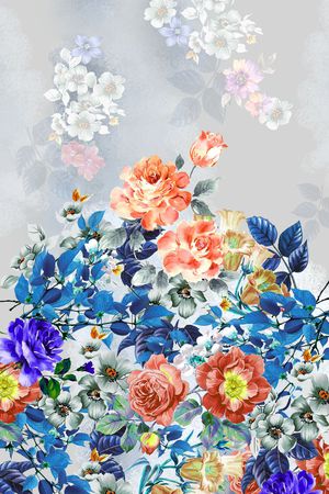 手绘印花华亿平台图片