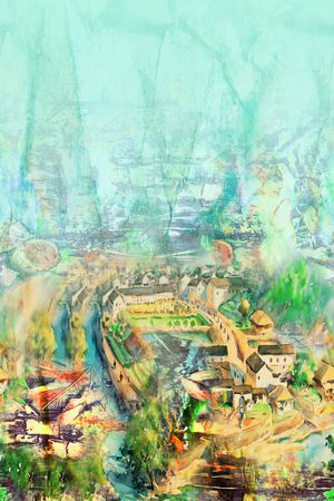 抽象印花华亿平台图片